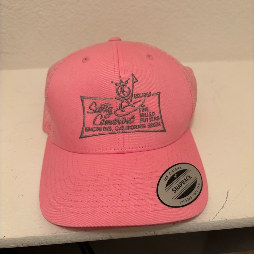 Scotty Cameron Pink Snapback Hat